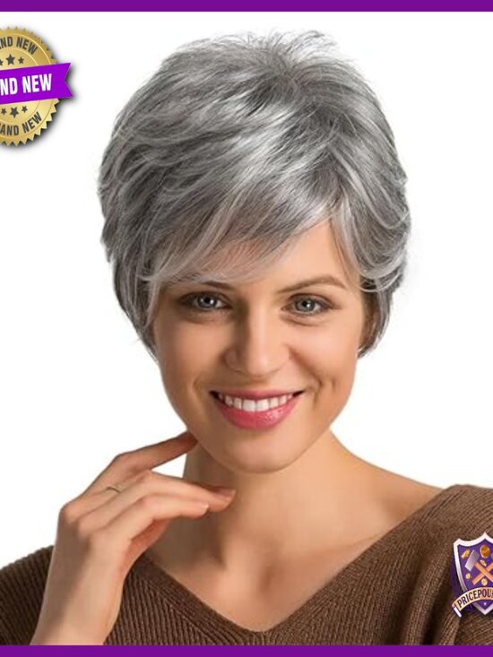 6 Inch Human Hair Wig Glueless Heat Resistant Lightweight Role Play main image 4